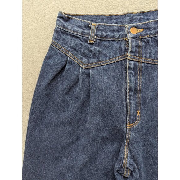 Vintage Boca Chica Jeans Womens 10 High Waist Pleated Tapered Made USA 90s Boho - Picture 2 of 13
